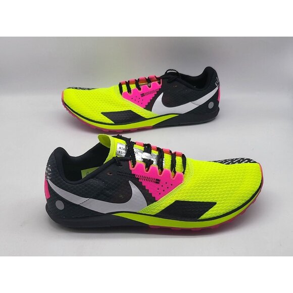 Nike Rival XC 6 Cross Country Spikes Volt Hyper Pink Shoes DX7999 700 Men Sz 9.5 - Picture 4 of 10